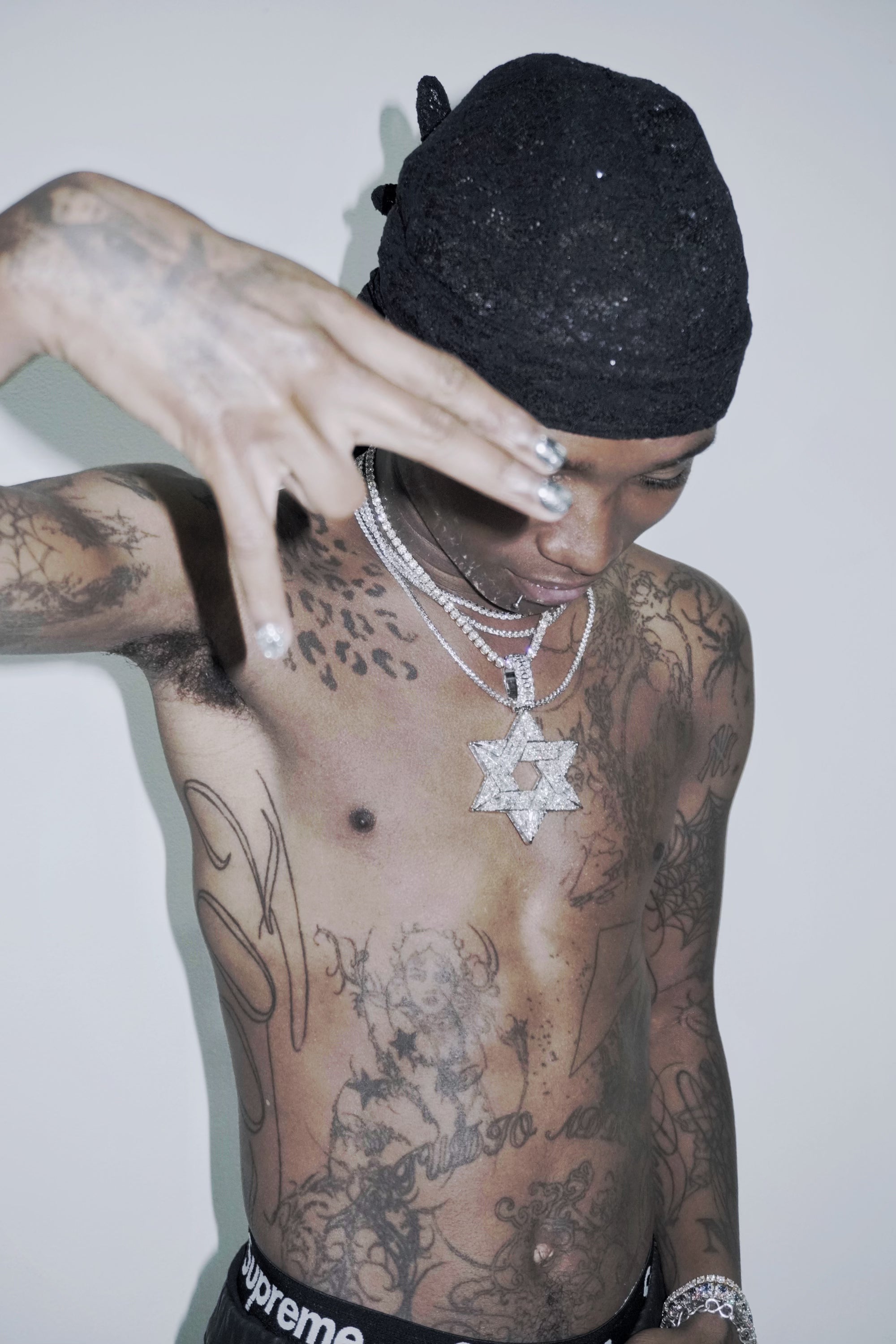 Black Lace Durag