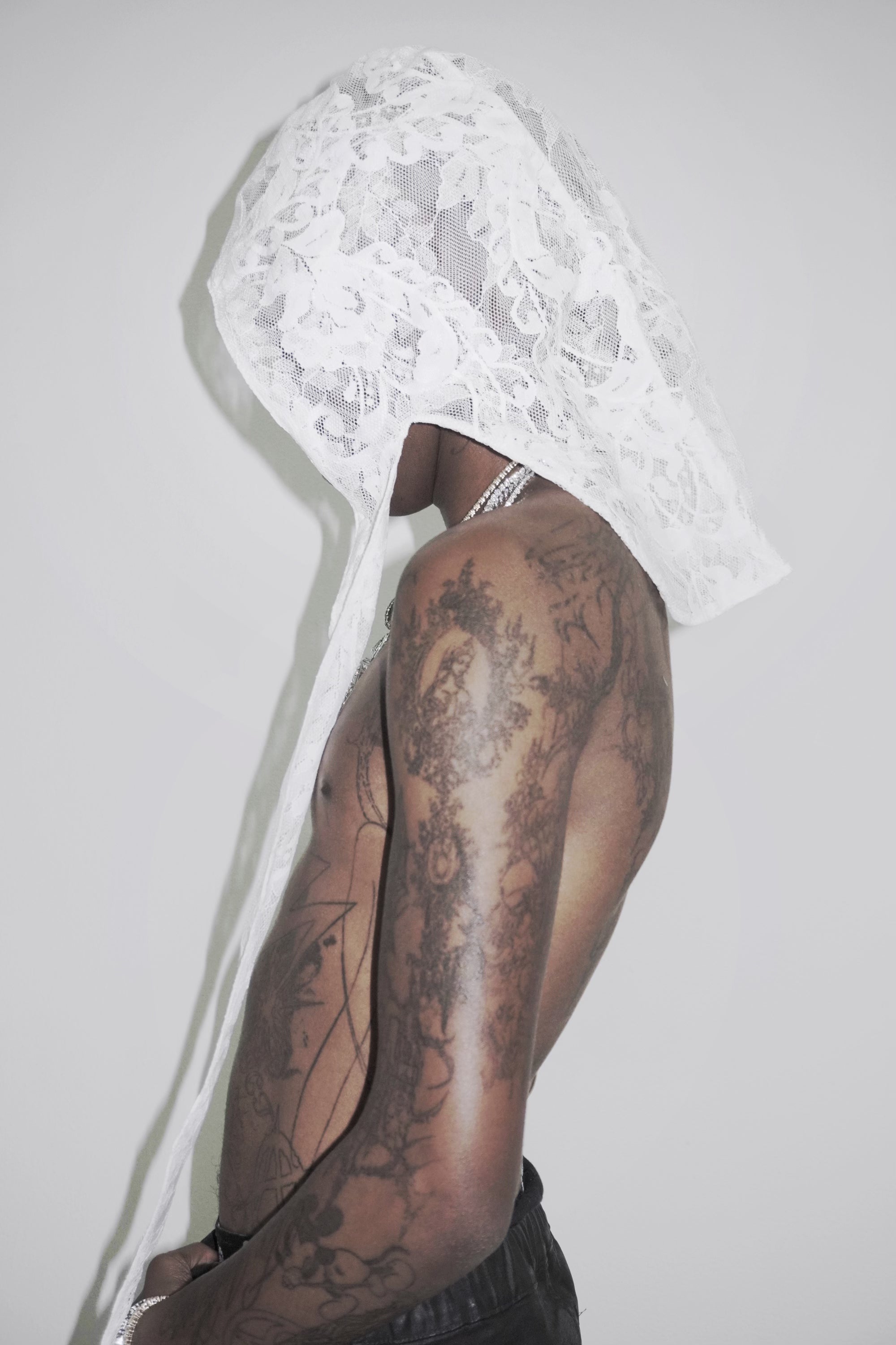 White Lace Durag