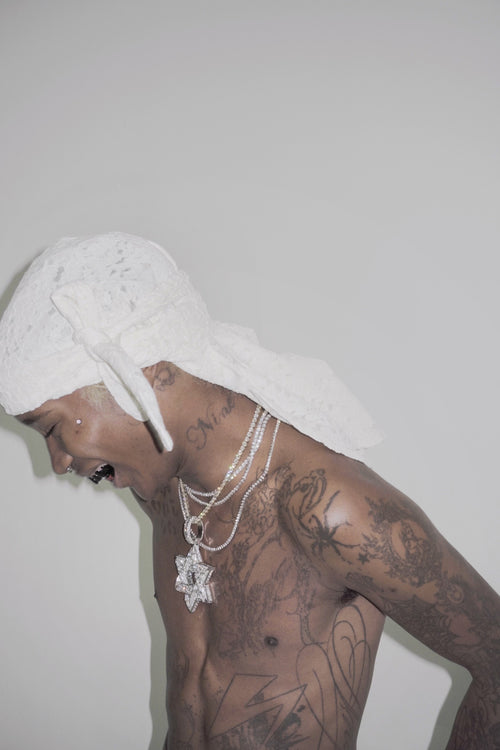 White Lace Durag