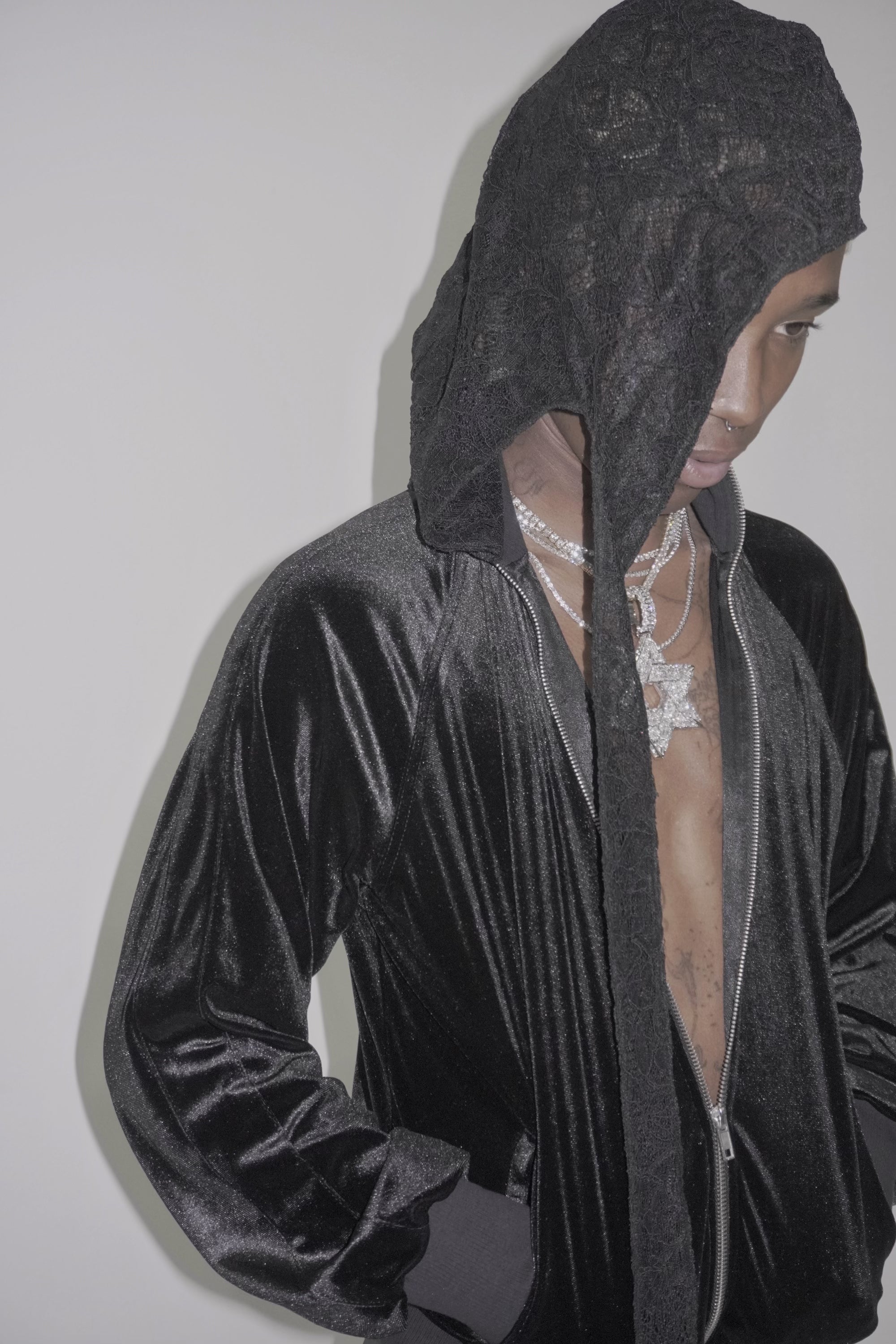 Black Lace Durag